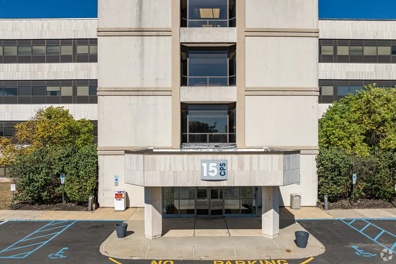 Covered main entrance